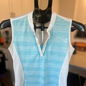Ladies Pebble Beach Sleeveless Golf Polo